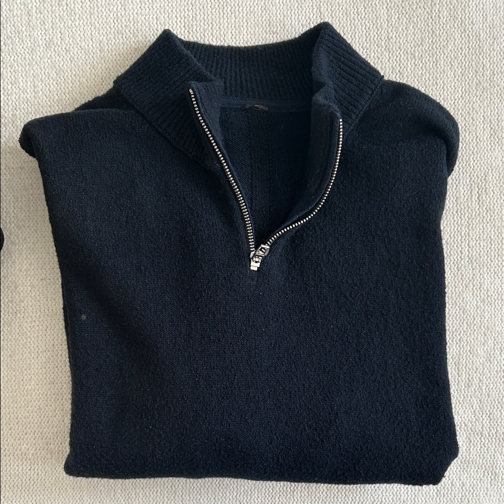 Lululemon Navy Quarter Zip Sweater